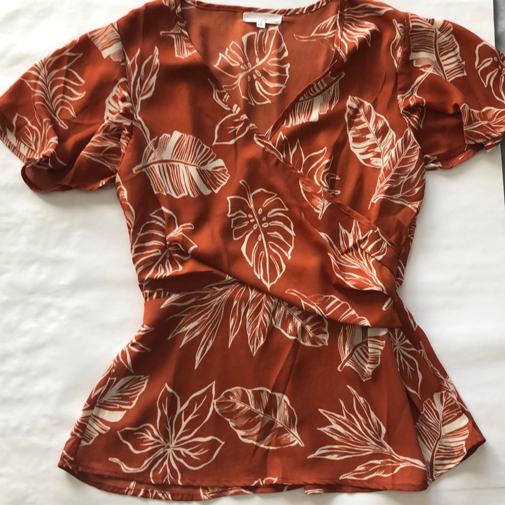 Faux Wrap Shirt